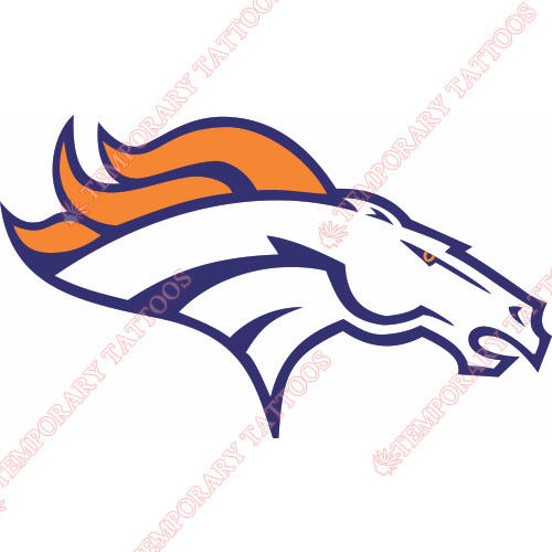 Denver Broncos Customize Temporary Tattoos Stickers NO.506